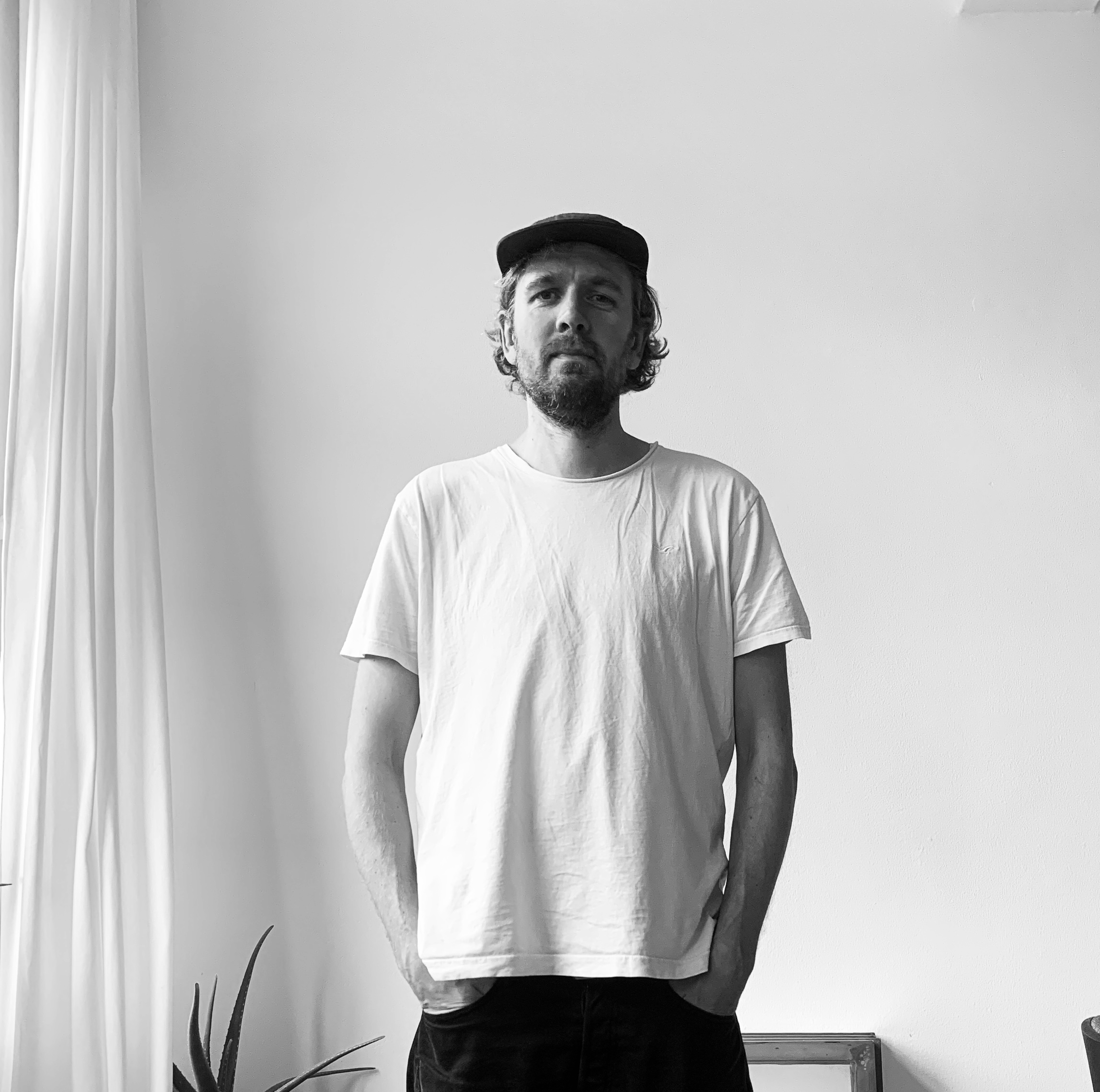 Philipp Jöster Portrait schwarz-weiß